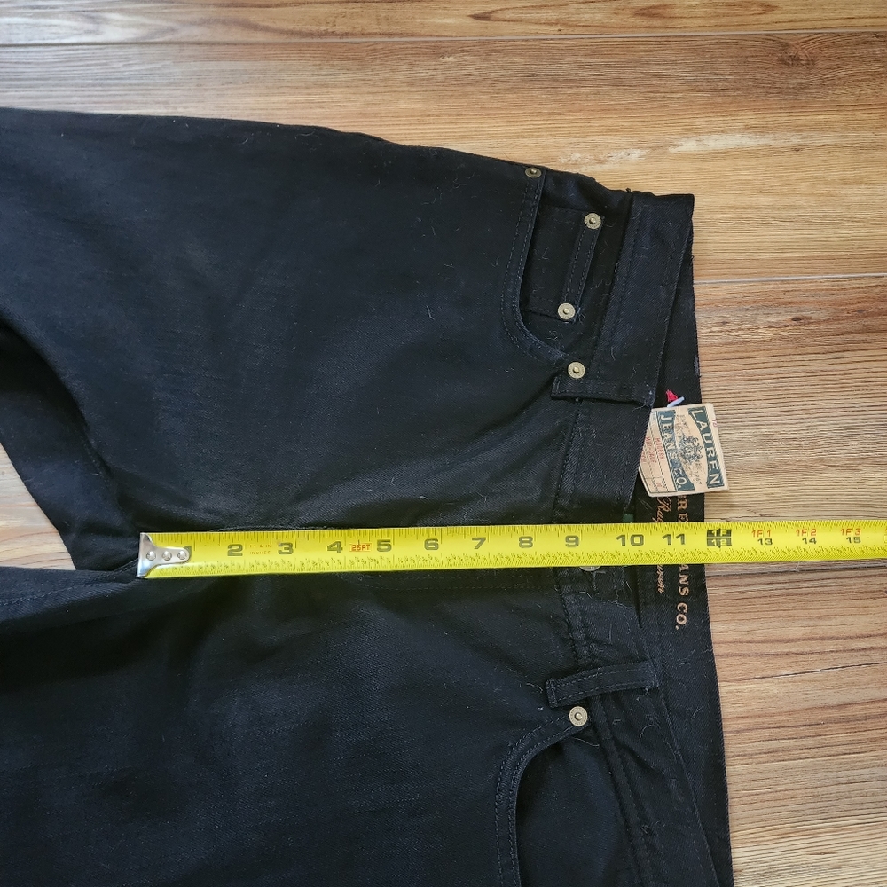 Ralph Lauren Jeans Womens 10 Black Modern Midcalf Cropped NEW - Picture 4 of 8